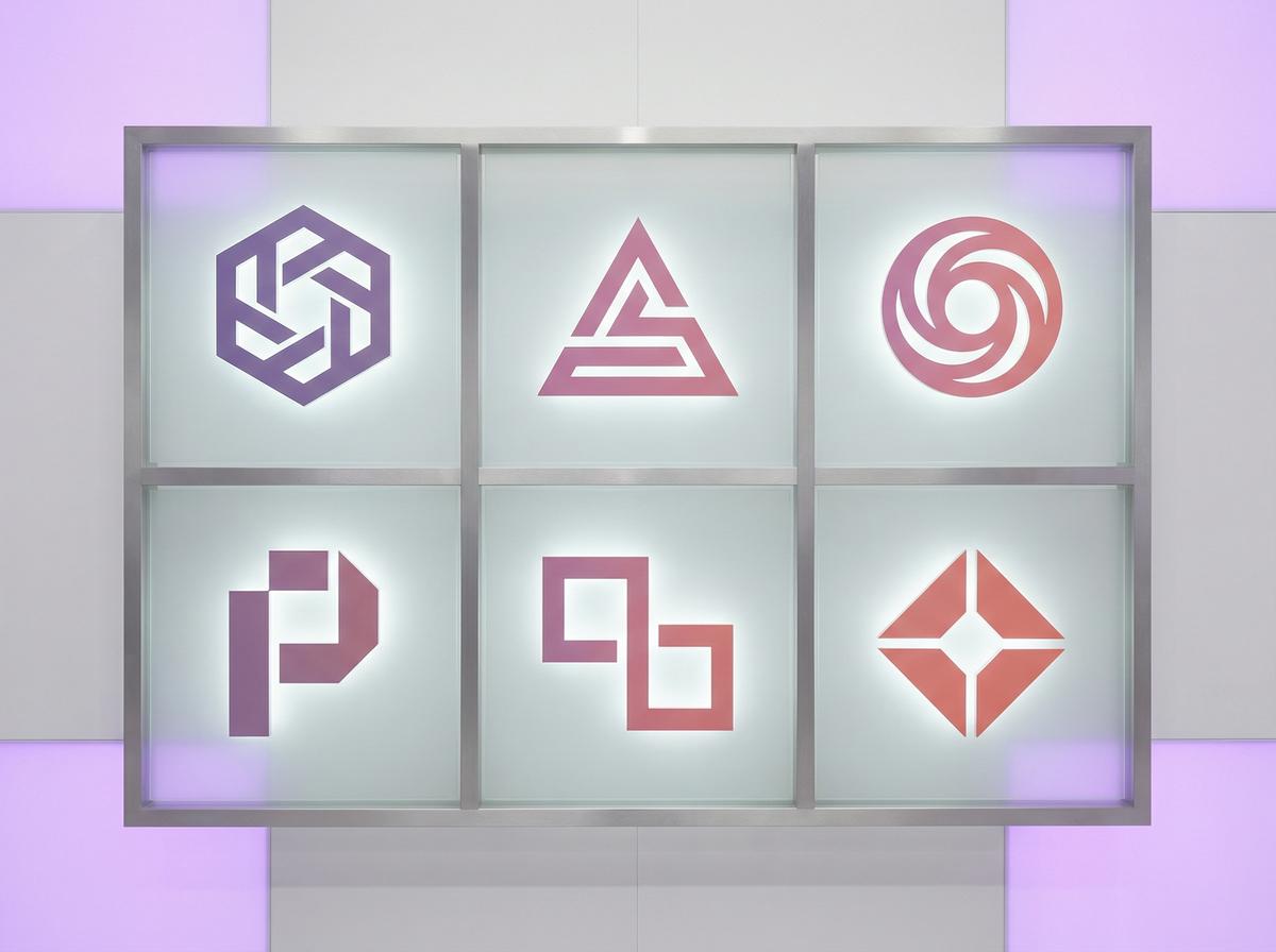 小马拉大车合作影视品牌Logo墙